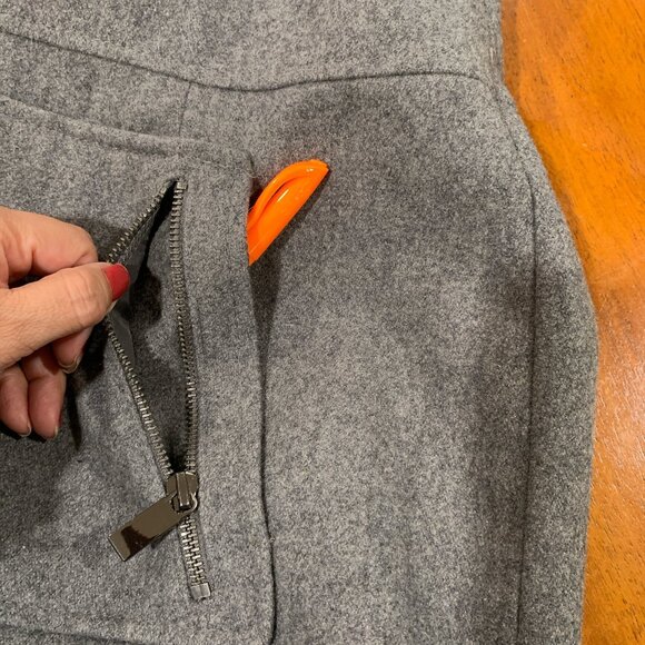 Apt. 9 Women’s Pea Coat Wool Blend Zip & Toggle Closure  Gray NWT Size XL - Picture 6 of 12